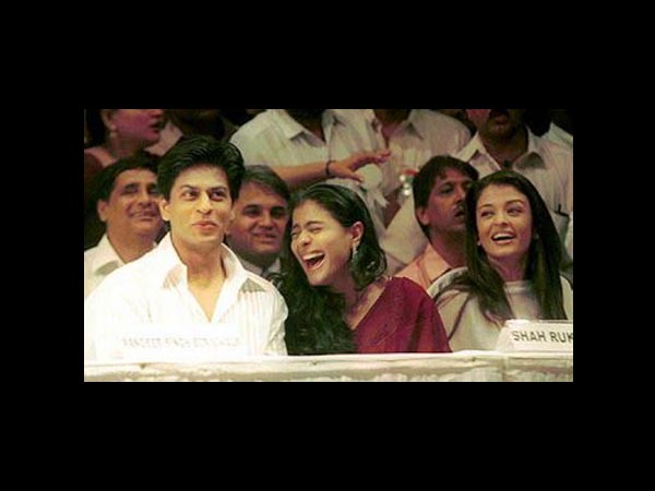 SRK, Kajol and Ash