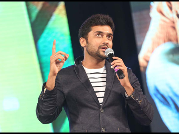 Surya Addresses Gathering Sikander Music Launch