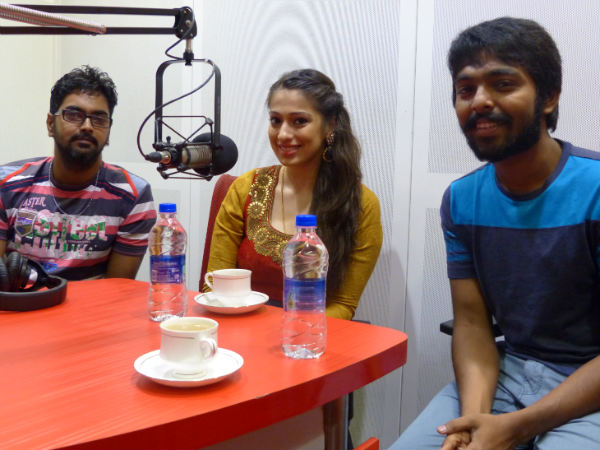 Irumbu Kuthirai Team At Suryan FM