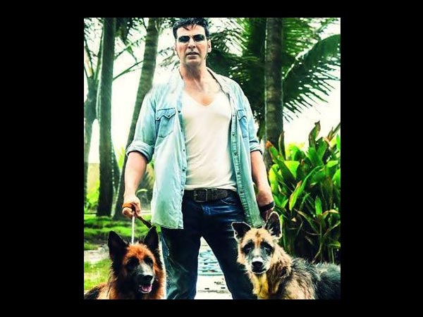 Akshay Kumar With His Pets