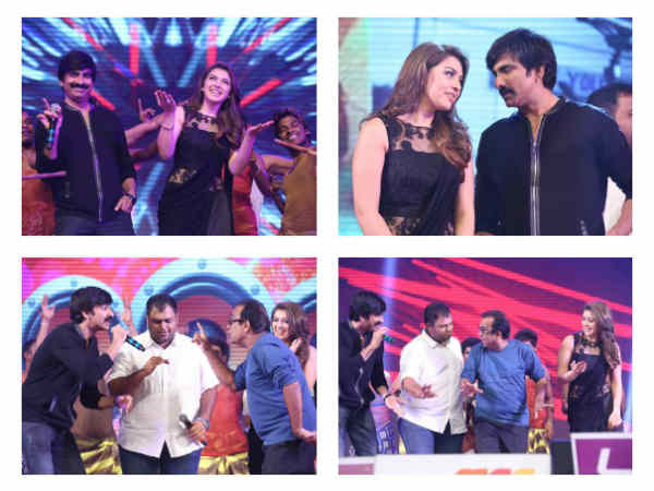 Ravi Teja Shakes Legs With Hansika, Brahmi, Thaman