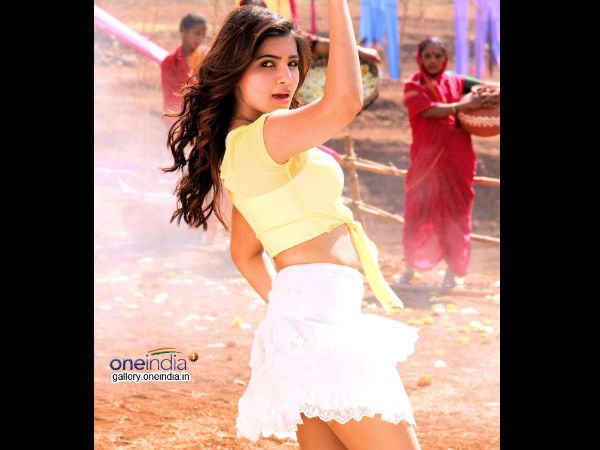 Samantha In Yellow Top With White Lace Skirt