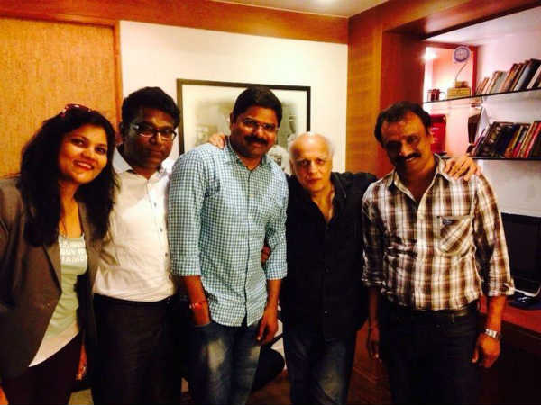 Mahesh Bhatt With Maaya Team