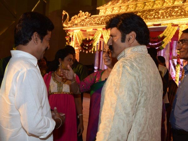 Brahmaji At Nandamuri Mohan Krishna's Daughter Wedding