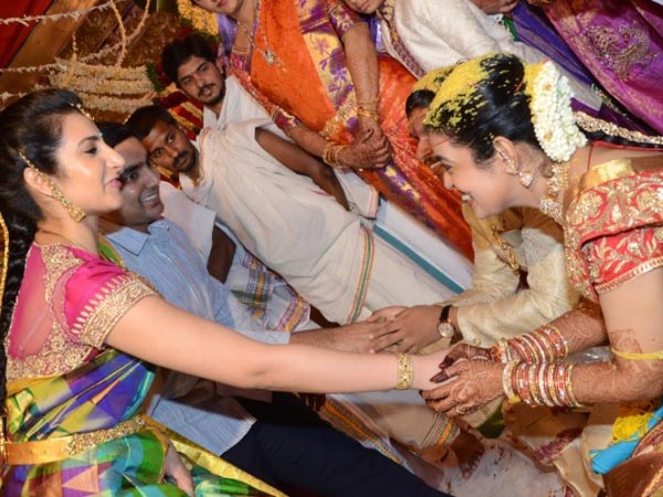 Brahmani At Nandamuri Mohan Krishna's Daughter Wedding