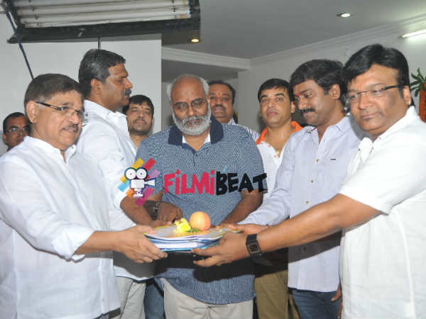 Guests Hand Over Script To Vasu Varma