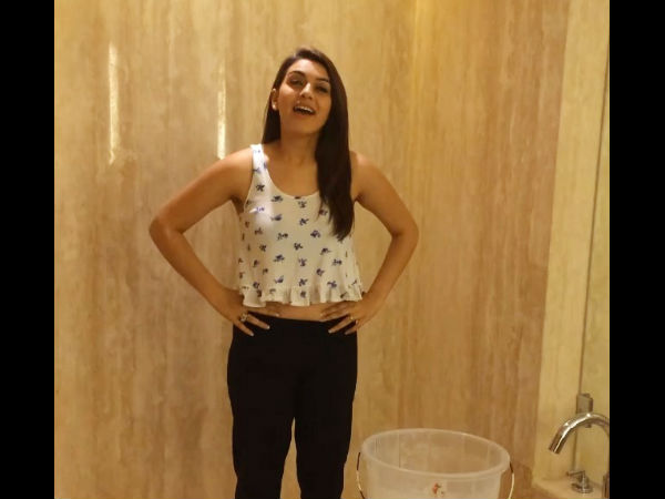 Hansika Motwani Ice Bucket Challenge – Pic 1