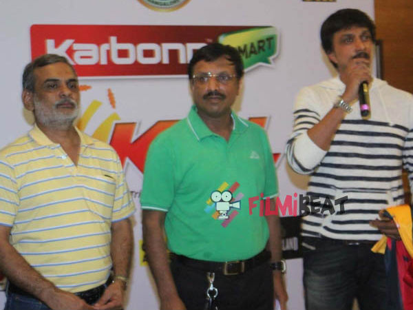 Sudeep at the launch ceremony