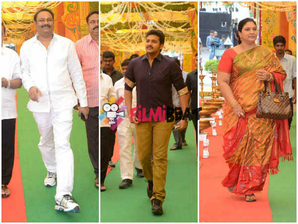 Srinivas' Family Arrives At 2nd Film Launch