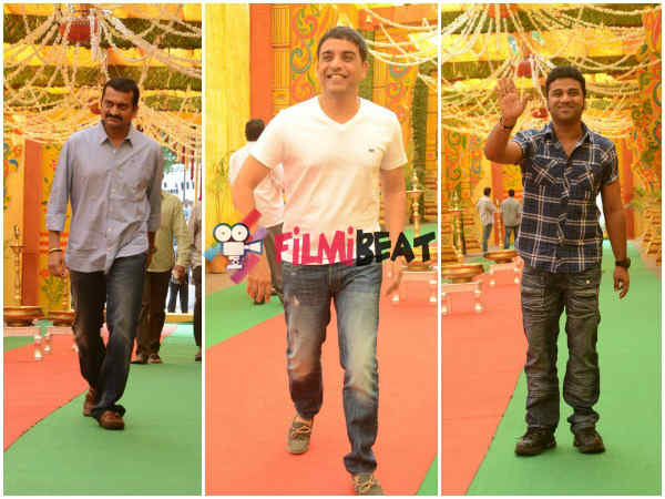 Ganesh, Raju, DSP At Srinivas' Film Launch