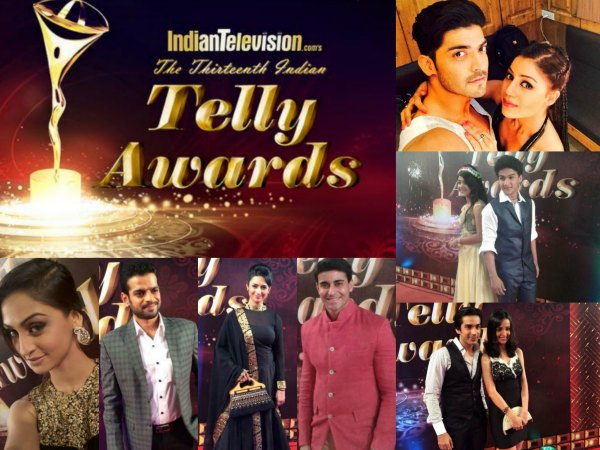 13th Indian Telly Awards 2014 - Celebs On Red Carpet