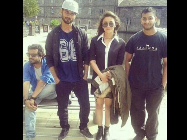 Shahid Kapoor-Alia Bhatt At UK