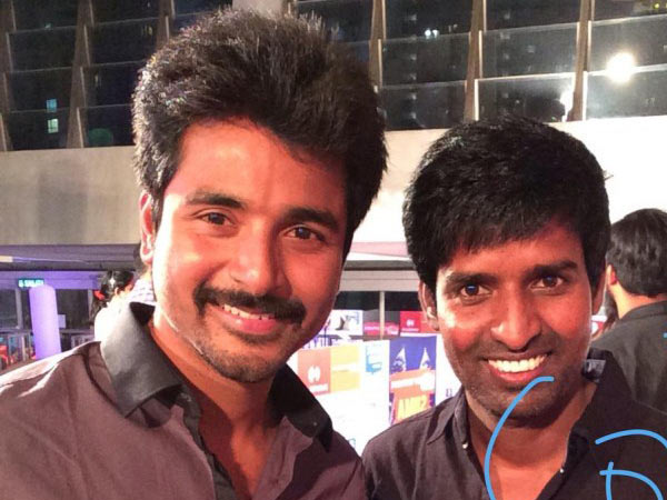Sivakarthikeyan With Soori At SIIMA 2014