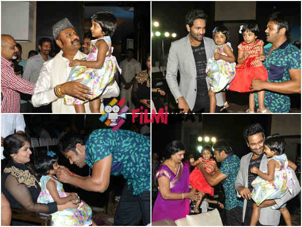 Manchu Family At Current Theega Music Launch