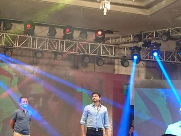 Vijay At Kaththi Audio Release