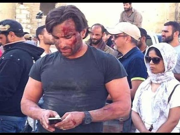 Saif In Wounded Look