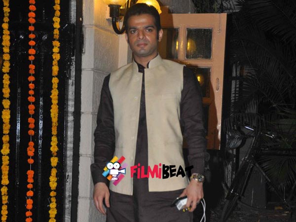 Karan Patel At Ekta's Diwali Bash
