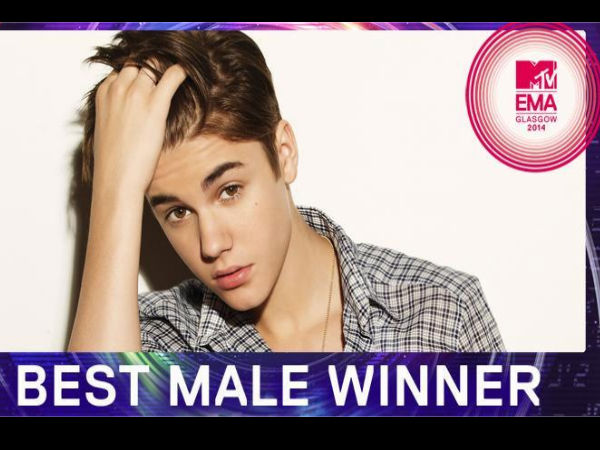 Justin Bieber Wins His 5th MTV EMA 'Best Male' Award! Justin Bieber Wins His 5th MTV EMA 'Best Male' Award!