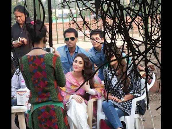 Kareena Kapoor On Sets
