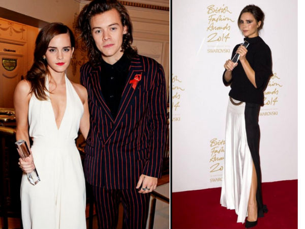 Victoria Beckham, Emma Watson Wins Big At British Fashion Awards 2014 Victoria Beckham, Emma Watson Wins Big At British Fashion Awards 2014