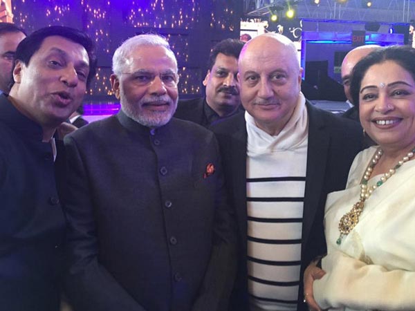 Anupam and Kiron Kher, Madhur Bhandarkar