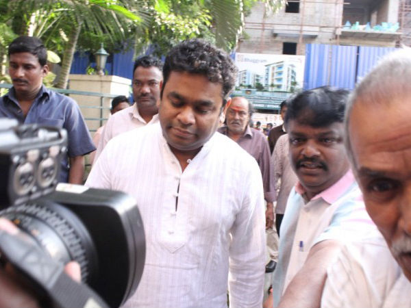 AR Rahman At Balachander's Residence