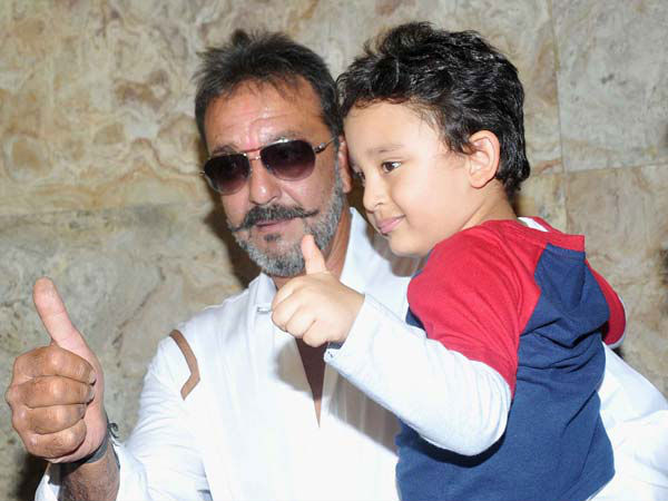 Sanjay Dutt With His Kid