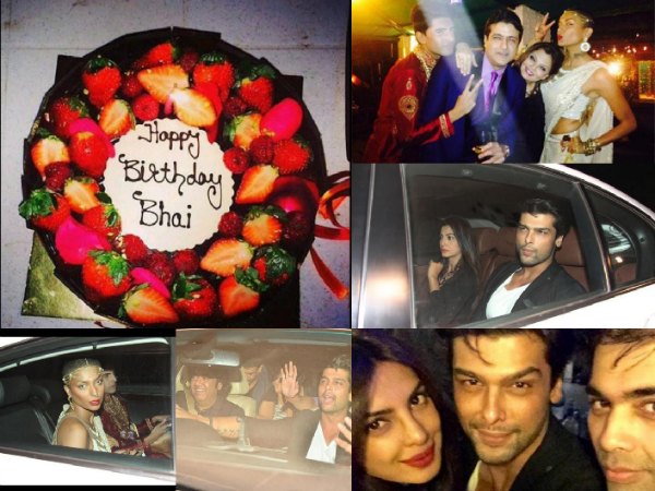 Salman Khan 49th Birthday Celebrations | Bigg Boss Contestants At
