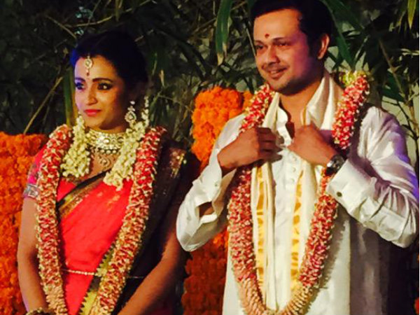 Trisha Engagement  Trisha Varun Engagement  Trisha 