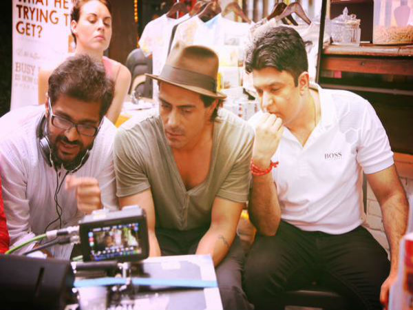 Arjun Rampal With The Director