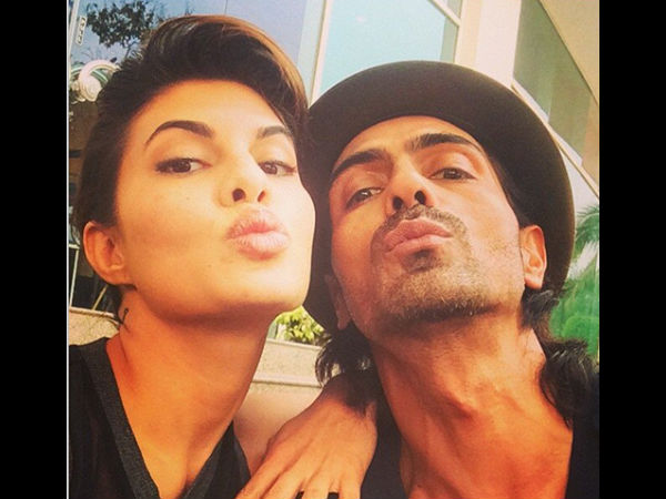 Arjun-Jacqueline's Kissing Pout