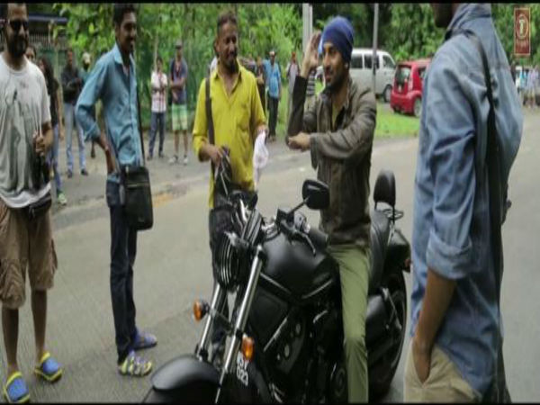 Ranbir Kapoor On Bike