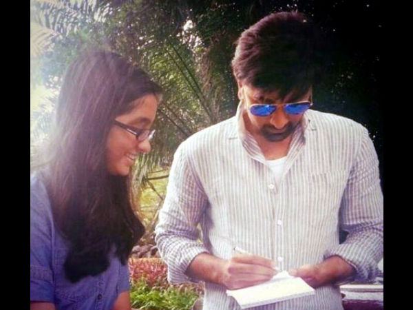 Ranbir Kapoor With Fan