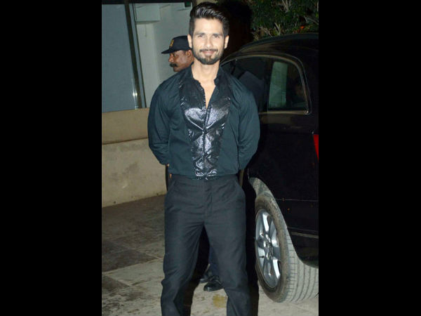 Shahid In Black