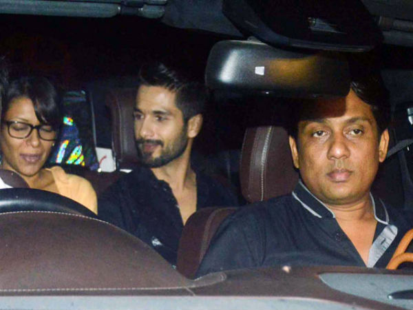 Shahid Kapoor In Car
