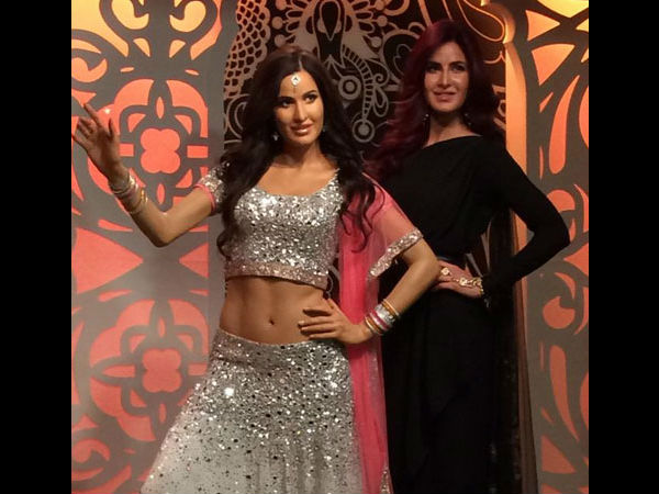 Katrina With Her Statue