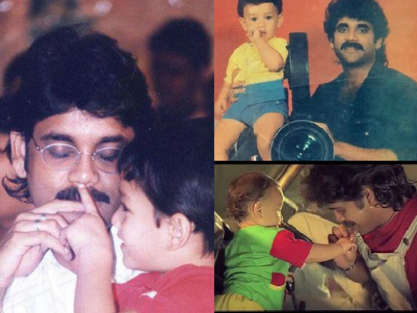 Nagarjuna With His Son Akhil