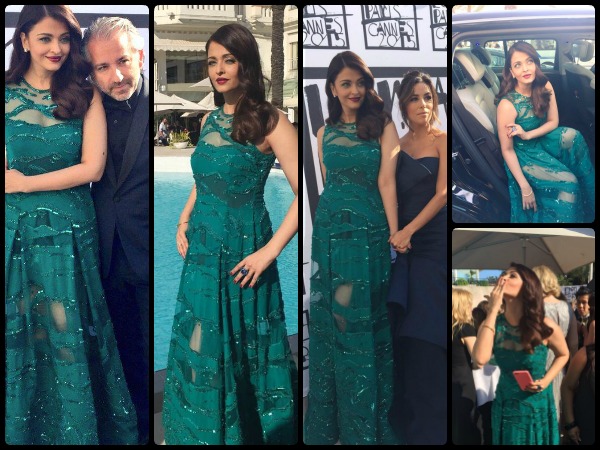 aishwarya rai green dress