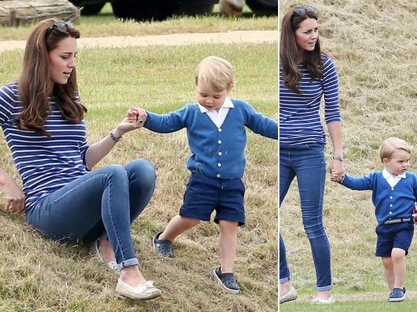 PICS: Prince George & Kate Middleton Enjoy Polo PICS: Prince George & Kate Middleton Enjoy Polo