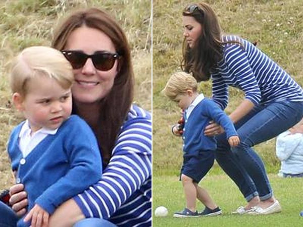 PICS: Prince George & Kate Middleton Enjoy Polo PICS: Prince George & Kate Middleton Enjoy Polo