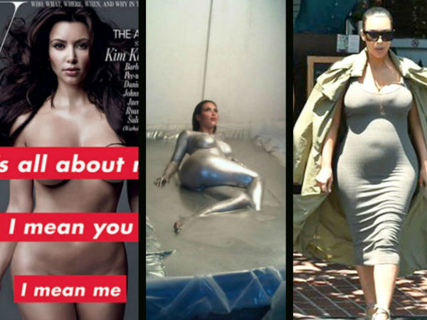 Kim kardashian silver paint pic