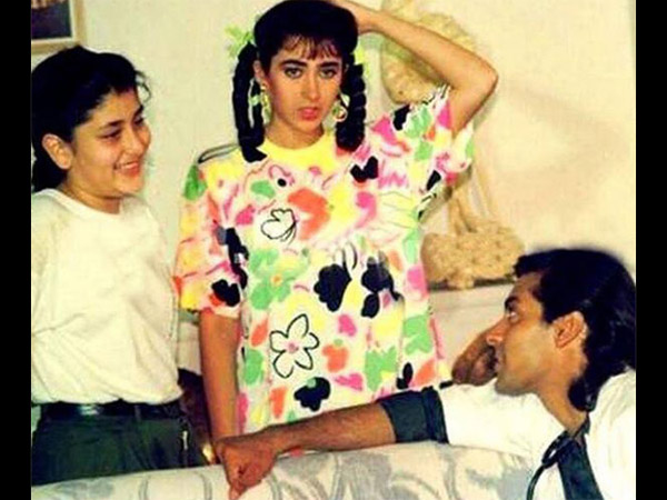 Salman Khan  Carries  Kareena Kapoor  Picture - Filmibeat