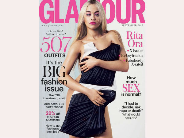Rita Ora's 'X Factor' On The Glamour's September Issue Rita Ora's 'X Factor' On The Glamour's September Issue