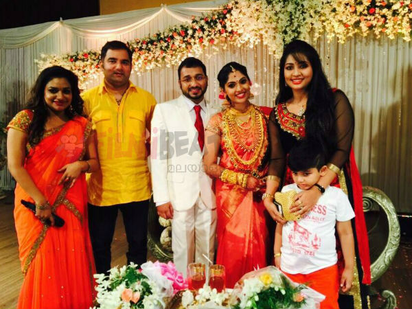 Navya Nair And Family