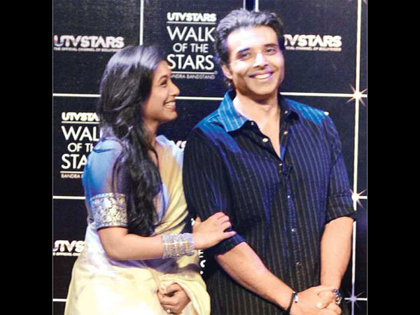 Rani Mukherjee With Her Brother In Law