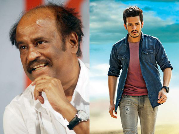 Rajinikanth Akhil Akkineni | Akhil Tamil | Rajinikanth to introduce
