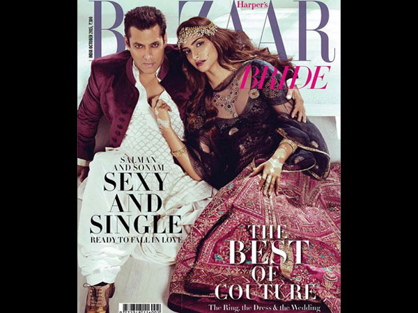 Salman Khan| Sonam Kapoor| Sizzles| Cover| Harper Bazaar| Salman Khan ...