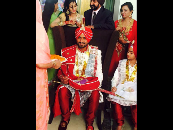 Harbhajan Singh As A Groom