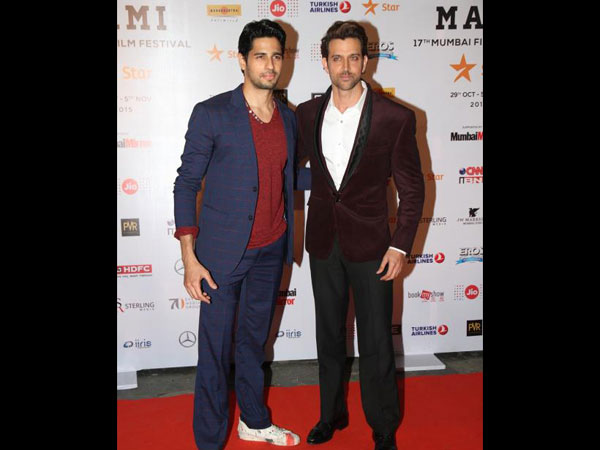 Sidharth Malhotra-Hrithik Roshan