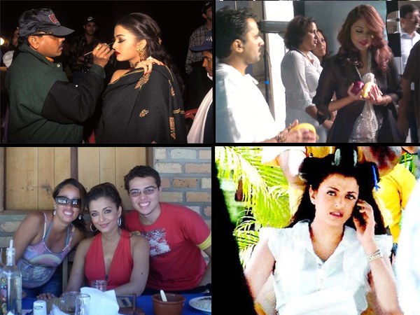 On The Sets Pictures Of Aish